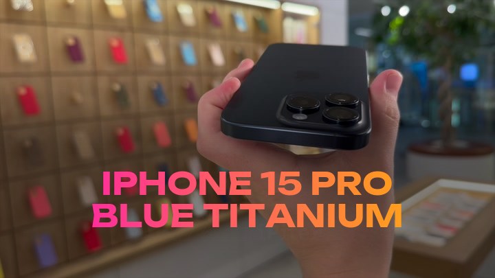 iPhone 15 Pro Blue Titanium