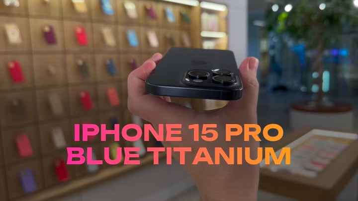 iPhone 15 Pro Blue Titanium