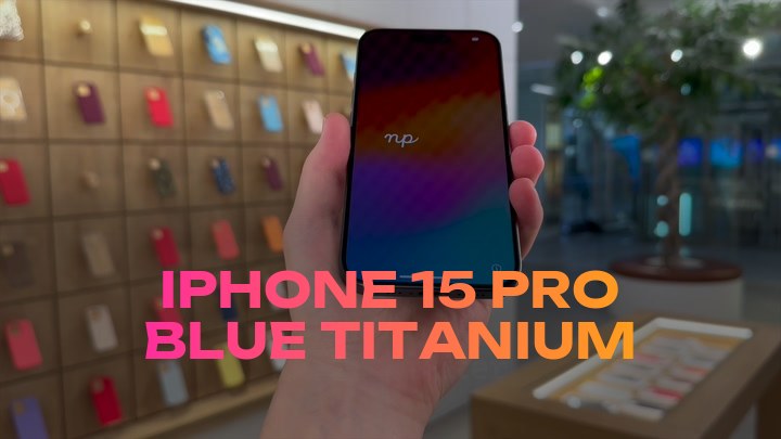 iPhone 15 Pro Blue Titanium