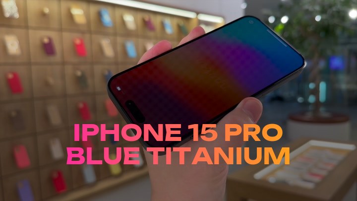 iPhone 15 Pro Blue Titanium