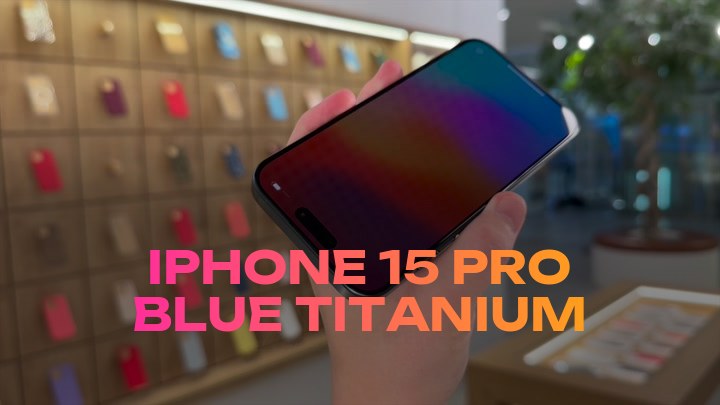 iPhone 15 Pro Blue Titanium