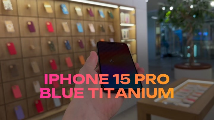 iPhone 15 Pro Blue Titanium