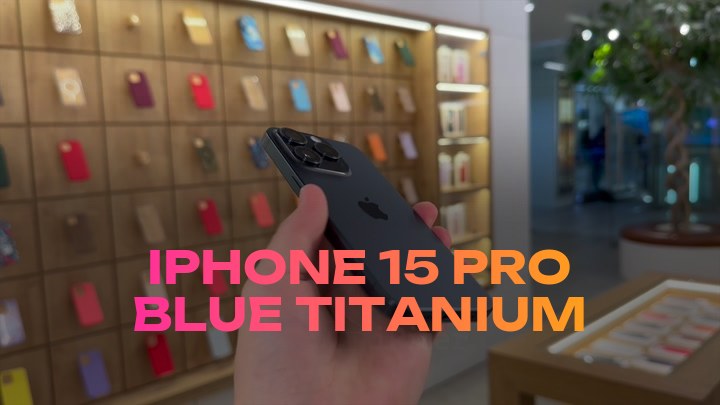 iPhone 15 Pro Blue Titanium
