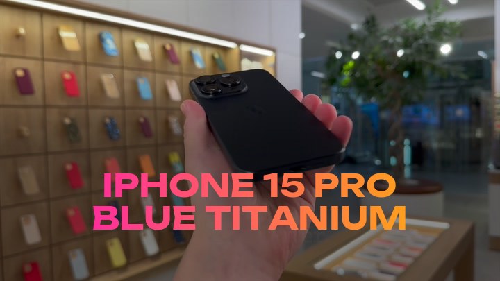 iPhone 15 Pro Blue Titanium