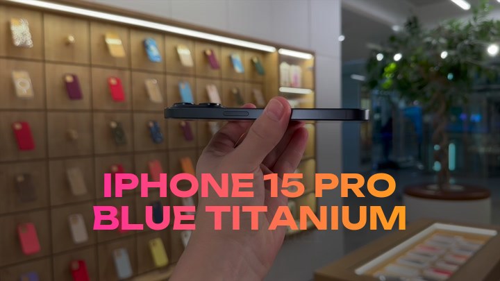 iPhone 15 Pro Blue Titanium