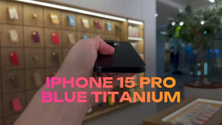 iPhone 15 Pro Blue Titanium