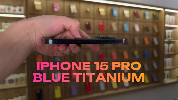 iPhone 15 Pro Blue Titanium