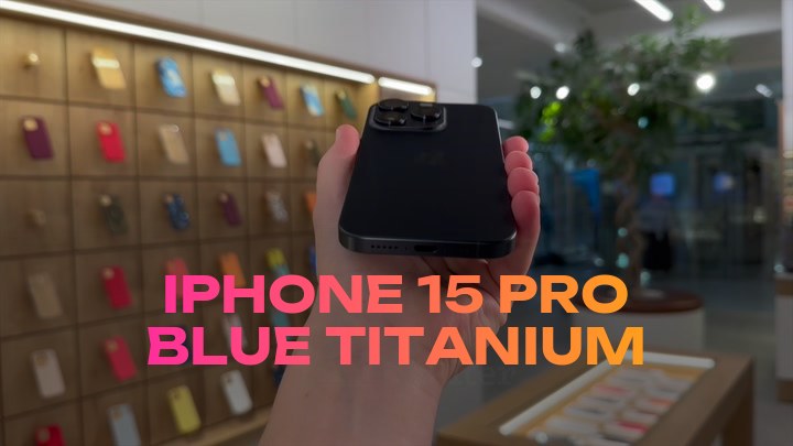 iPhone 15 Pro Blue Titanium