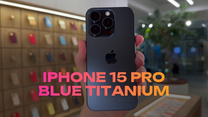 iPhone 15 Pro Blue Titanium