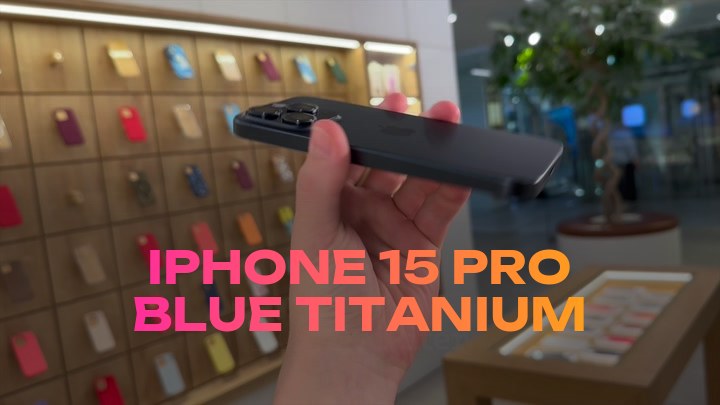 iPhone 15 Pro Blue Titanium