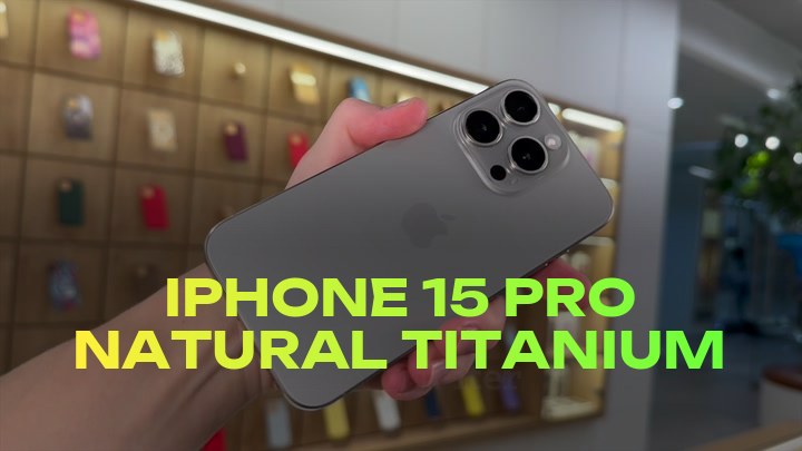 iPhone 15 Pro Natural Titanium