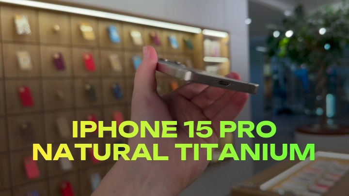 iPhone 15 Pro Natural Titanium