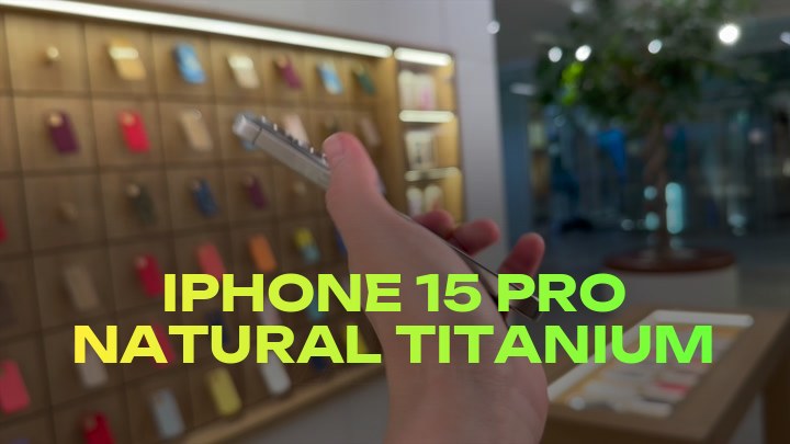 iPhone 15 Pro Natural Titanium