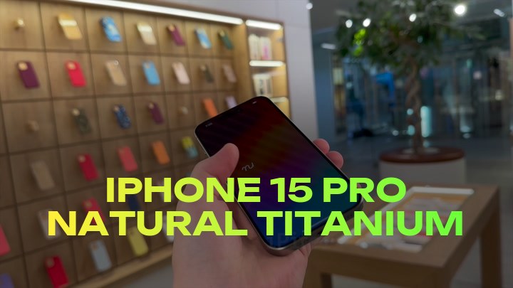 iPhone 15 Pro Natural Titanium
