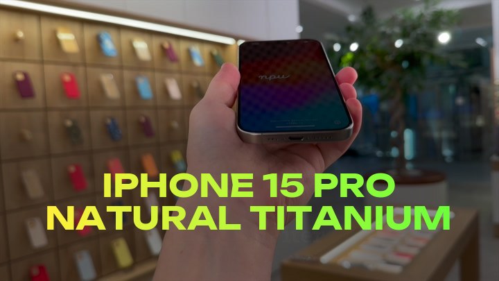 iPhone 15 Pro Natural Titanium