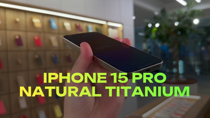 iPhone 15 Pro Natural Titanium