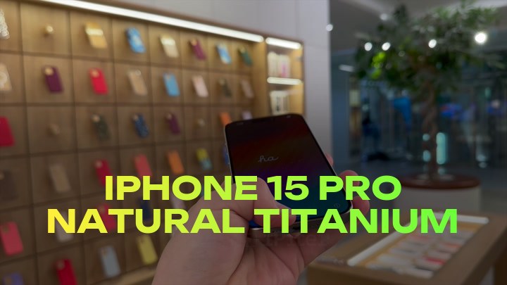 iPhone 15 Pro Natural Titanium