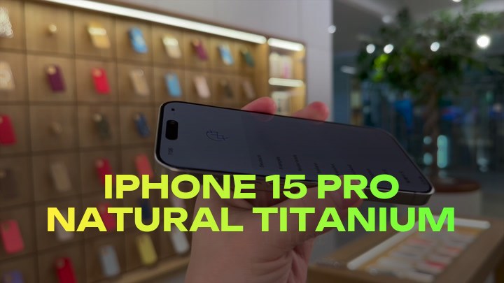 iPhone 15 Pro Natural Titanium