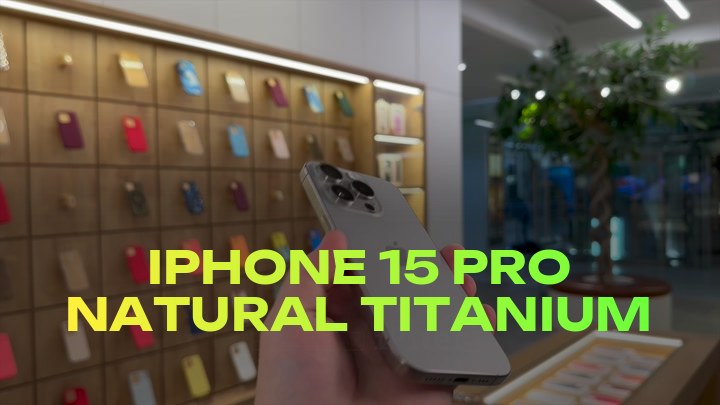 iPhone 15 Pro Natural Titanium