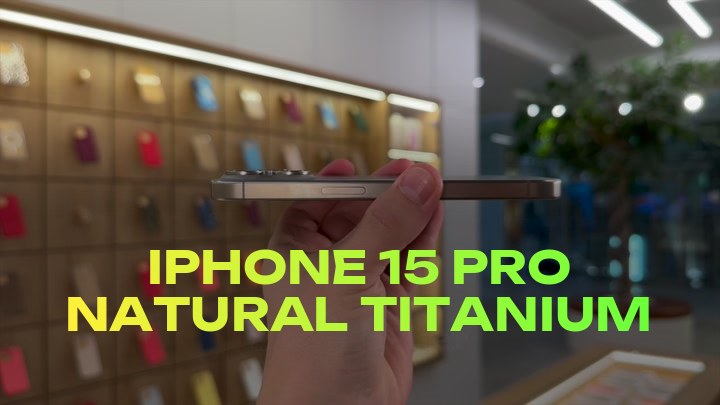 iPhone 15 Pro Natural Titanium