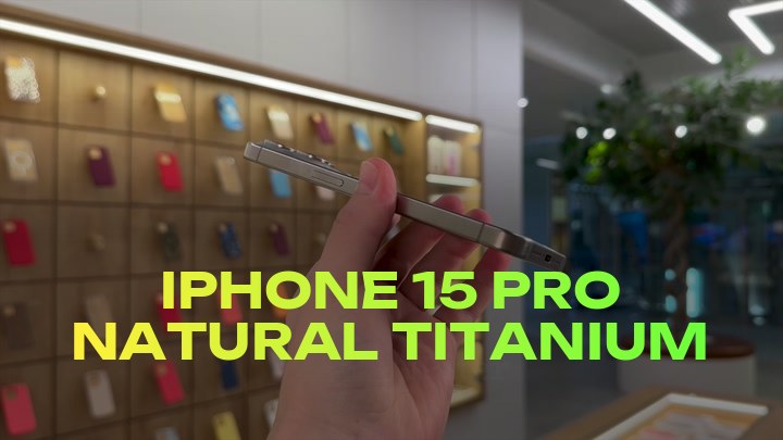 iPhone 15 Pro Natural Titanium