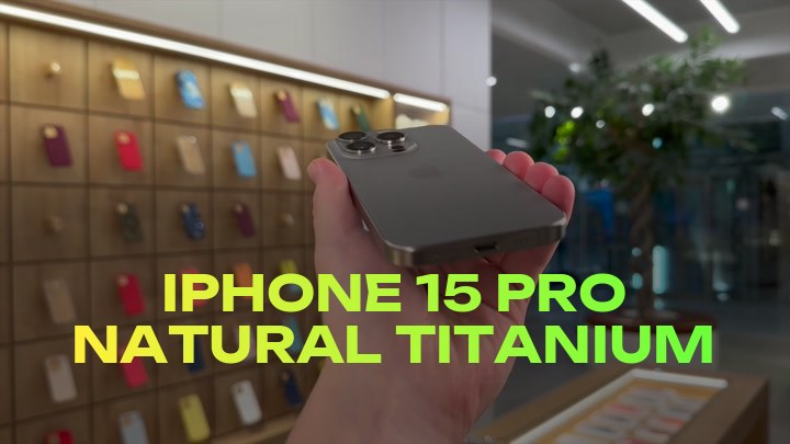 iPhone 15 Pro Natural Titanium
