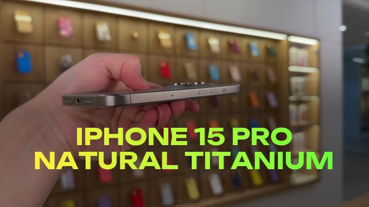 iPhone 15 Pro Natural Titanium