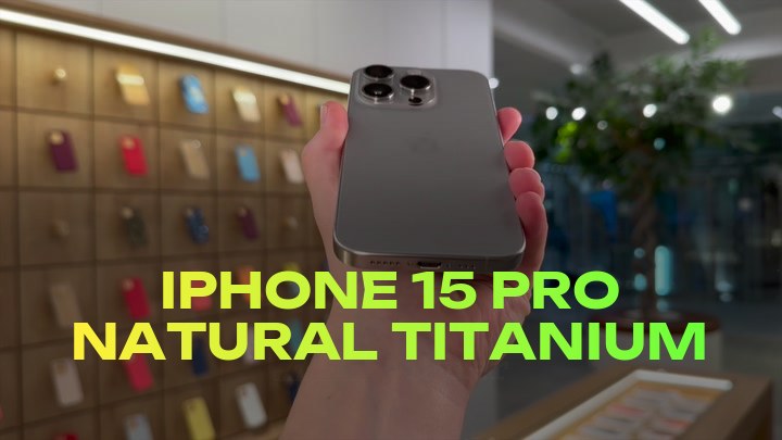 iPhone 15 Pro Natural Titanium