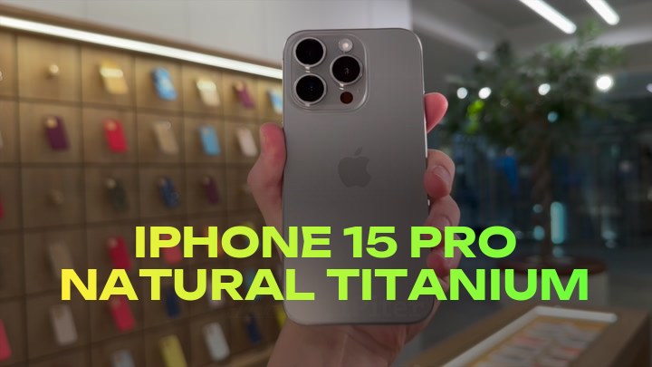 iPhone 15 Pro Natural Titanium