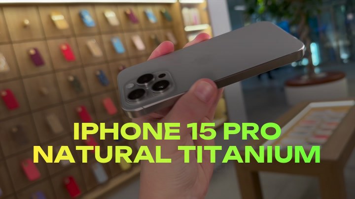 iPhone 15 Pro Natural Titanium