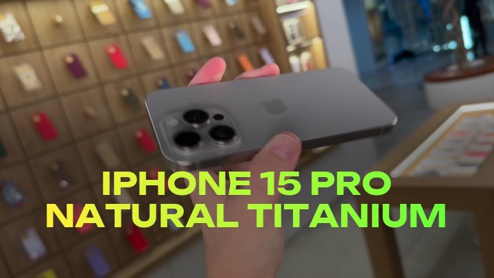 iPhone 15 Pro Natural Titanium
