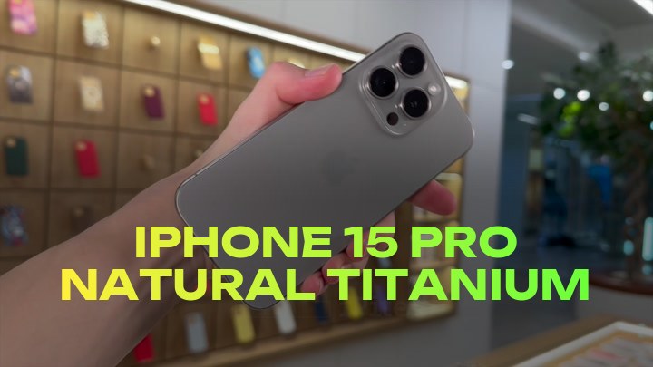 iPhone 15 Pro Natural Titanium