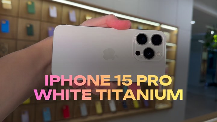 iPhone 15 Pro White Titanium