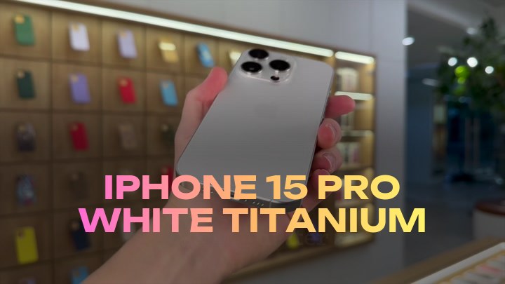 iPhone 15 Pro White Titanium
