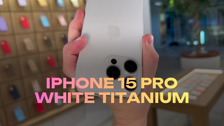 iPhone 15 Pro White Titanium