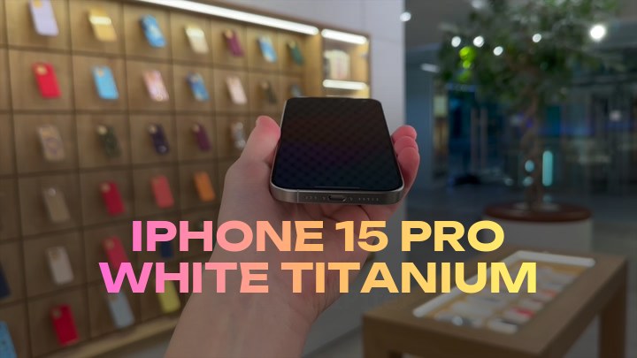 iPhone 15 Pro White Titanium