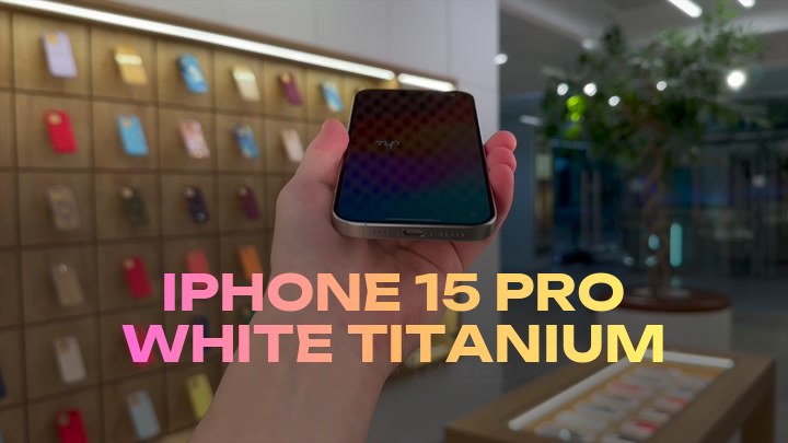 iPhone 15 Pro White Titanium
