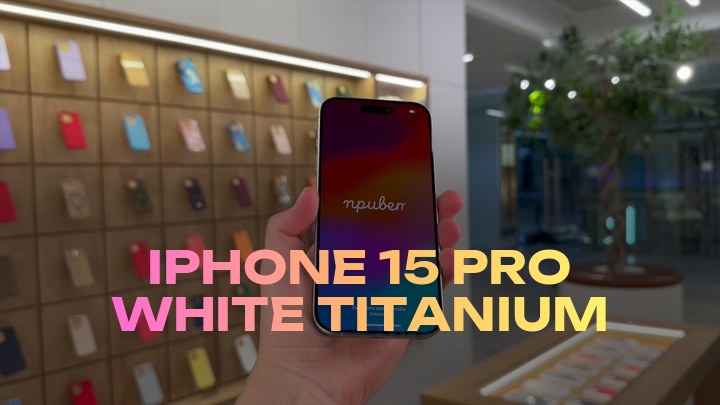 iPhone 15 Pro White Titanium