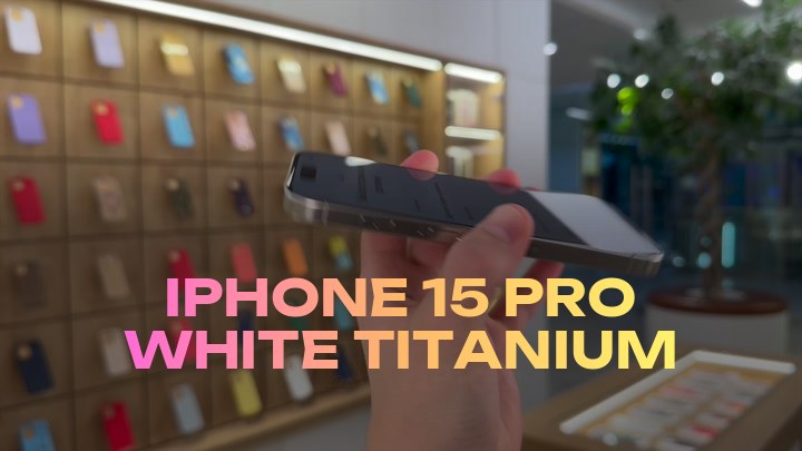 iPhone 15 Pro White Titanium