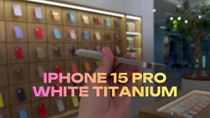 iPhone 15 Pro White Titanium