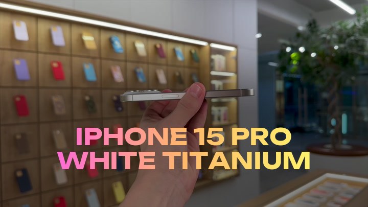 iPhone 15 Pro White Titanium