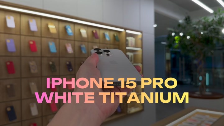 iPhone 15 Pro White Titanium