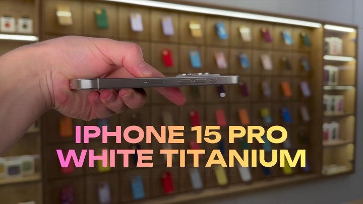 iPhone 15 Pro White Titanium