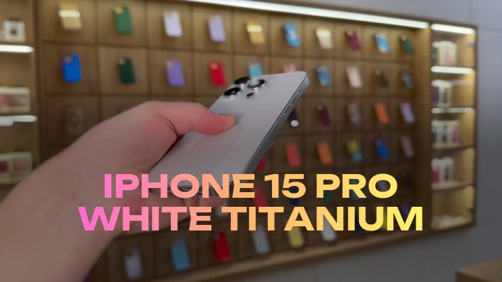 iPhone 15 Pro White Titanium