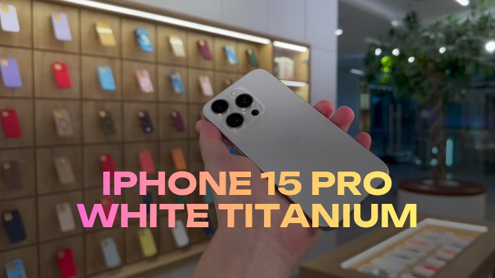 iPhone 15 Pro White Titanium