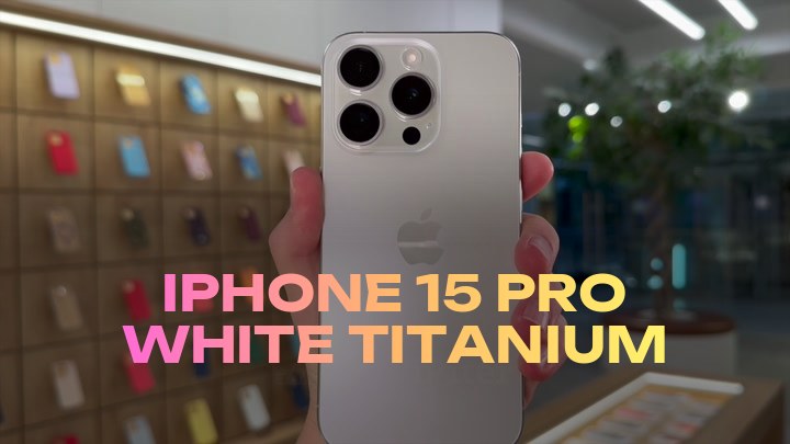 iPhone 15 Pro White Titanium