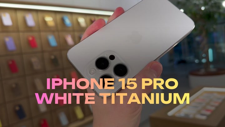 iPhone 15 Pro White Titanium