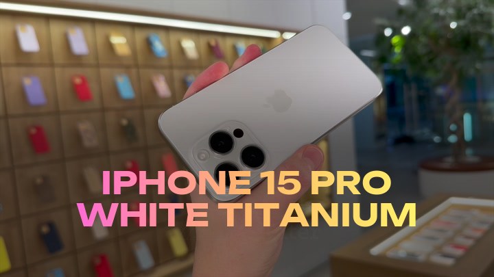 iPhone 15 Pro White Titanium