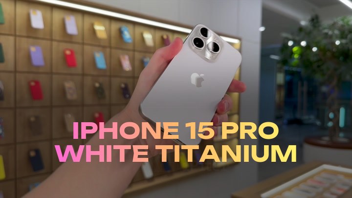 iPhone 15 Pro White Titanium