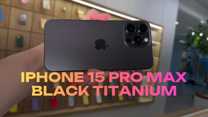 iPhone 15 Pro Max Black Titanium